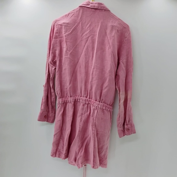 YFB Young Fabulous & Broke Blush Lakeside Shorts Jumpsuit Romper Foxglove linen - Picture 4 of 14